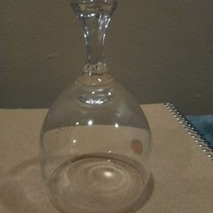 61-4) Vintage K crystal tallado.